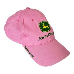 John Deere Pink Hat – Owner’s Edition Adjustable Strapback Cap